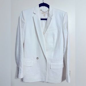 Michael Kors white blazer size 2